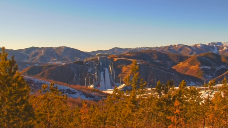 Live: Explore charming view of Winter Olympic park of Chongli
