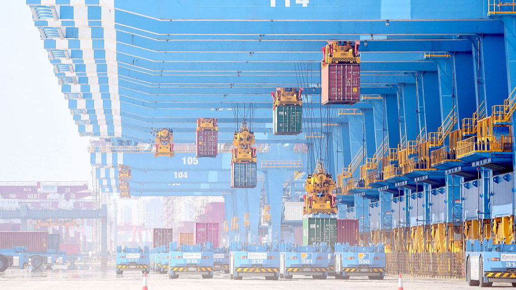 The automated port terminal at Qingdao Port, Shandong Province, China, September 7, 2022. /CFP