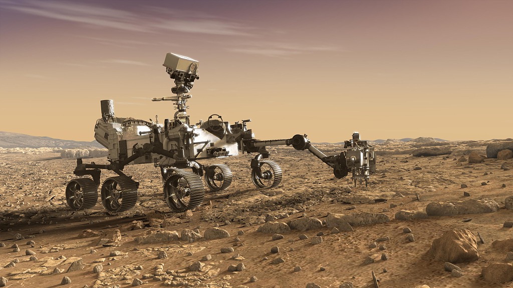 Rendering of NASA Perseverance Mars Rover. /CFP