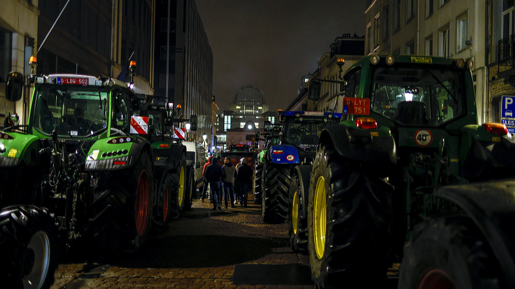 Farmers hurl eggs, stones at the European Parliament over rising costs ...