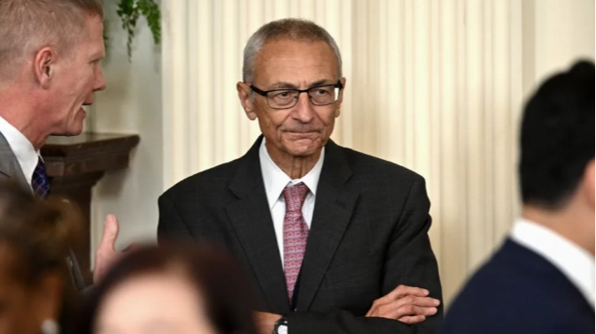 John Podesta, senior advisor to Joe Biden, is being elevated to the role of U.S. presidential envoy for climate. /AFP