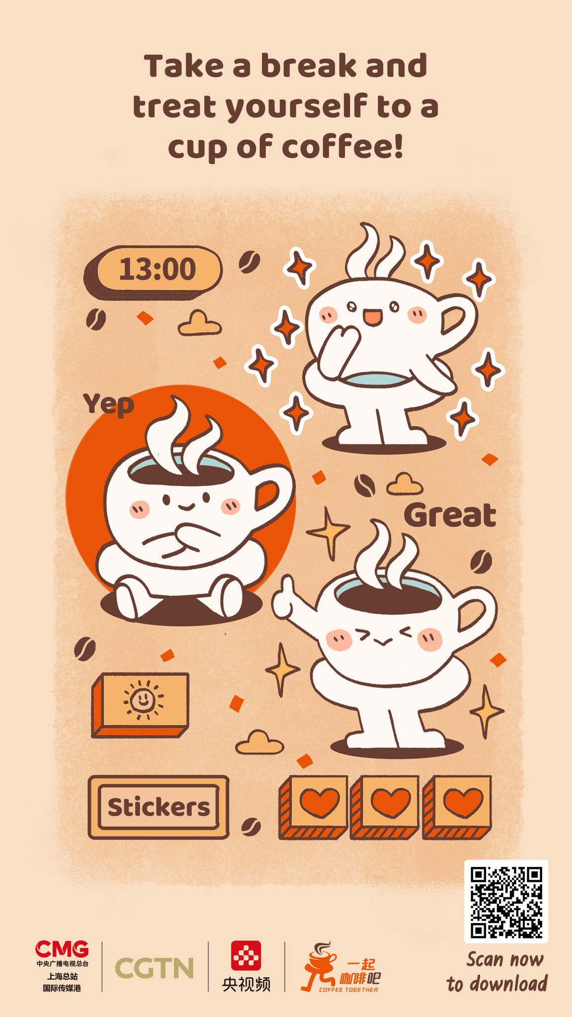 Memes of the cute mascot CoffeeTogether