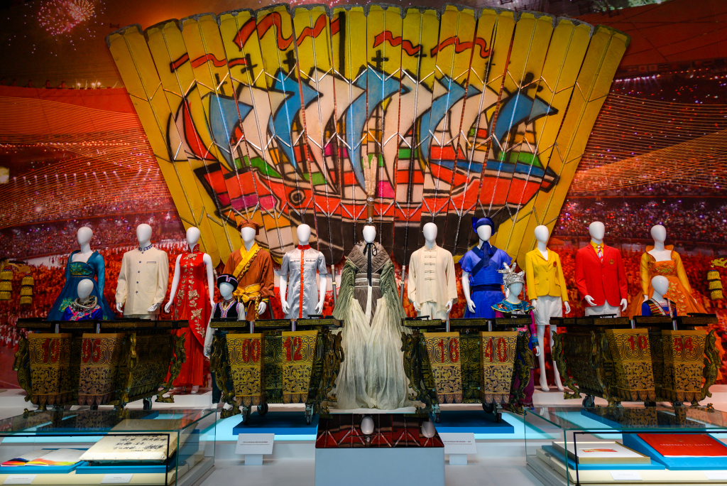 Exhibits are on display at the renovated Beijing Olympic Museum in Beijing, February 3, 2024. /CFP