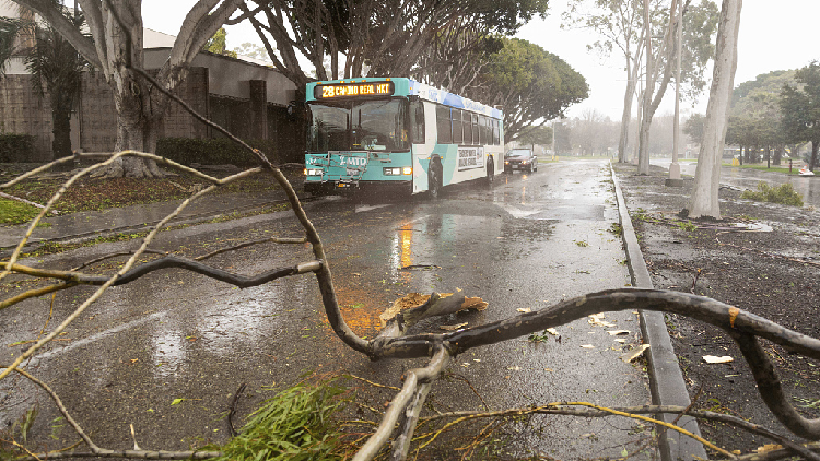 California governor declares state of emergency as heavy rain, winds ...
