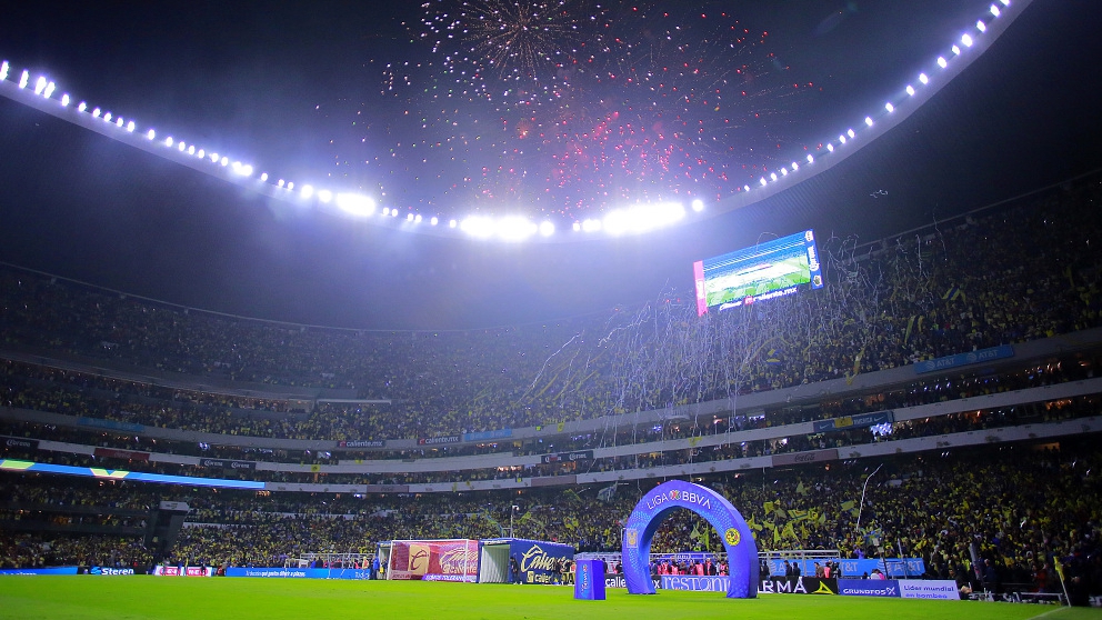 The Azteca Stadium prior the final second leg match between America and Tigres UANL at Azteca Stadium in Mexico City, Mexico, December 17, 2023. /CFP