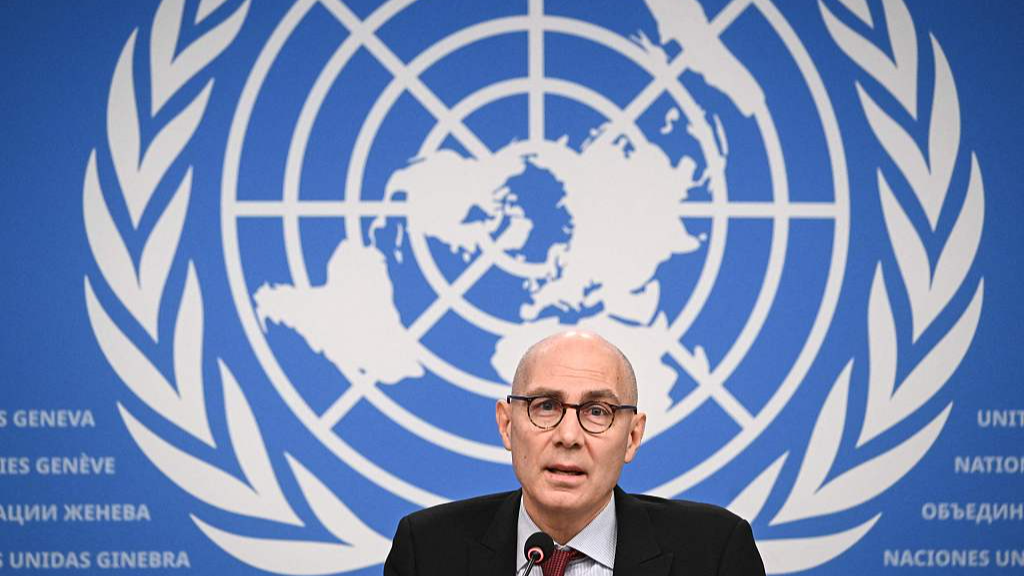 UN High Commissioner for Human Rights Volker Turk addresses a press conference in Geneva, December 6, 2023. /CFP