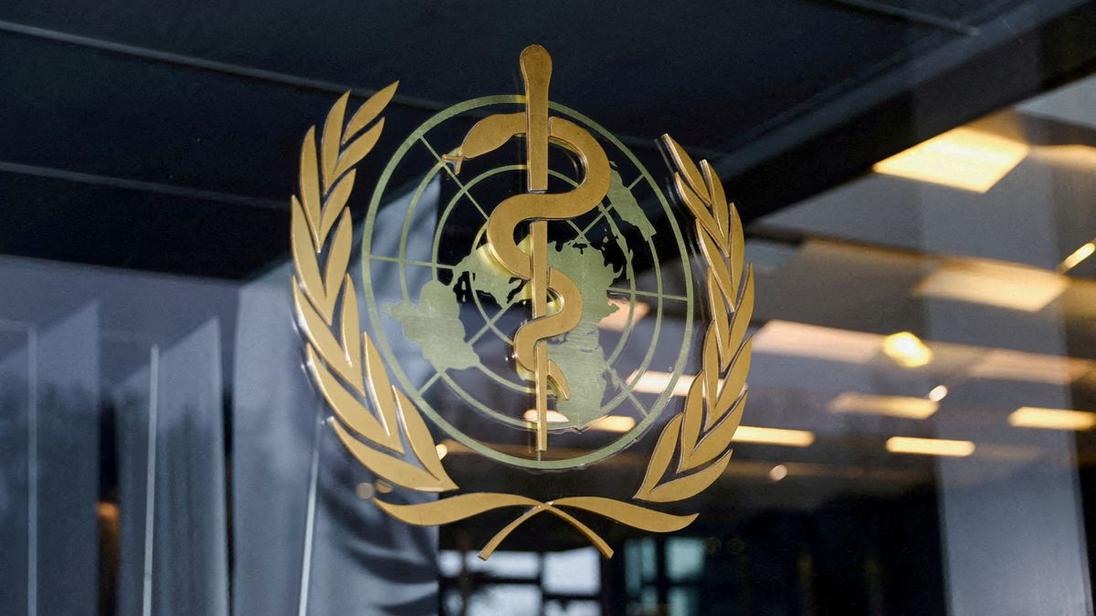 The World Health Organization (WHO) logo is pictured at the entrance of the WHO building in Geneva, Switzerland. /Reuters