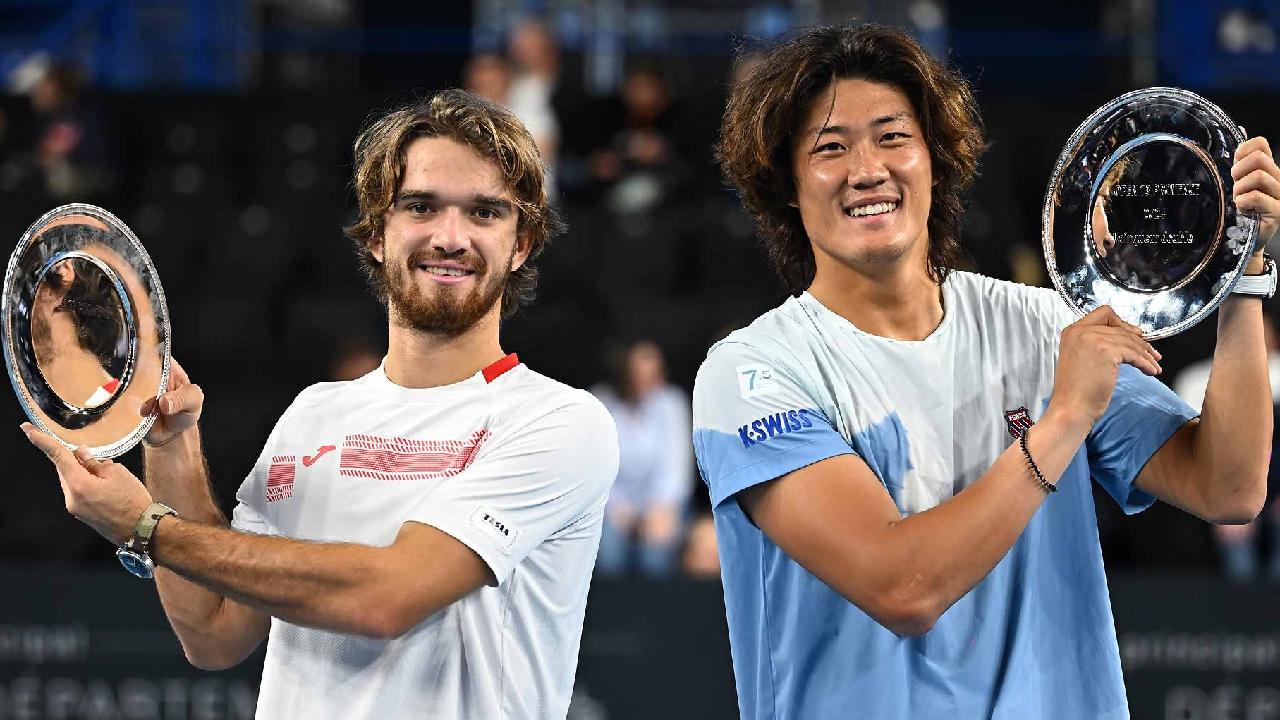 China's Zhang Zhizhen makes history with firstever ATP doubles title