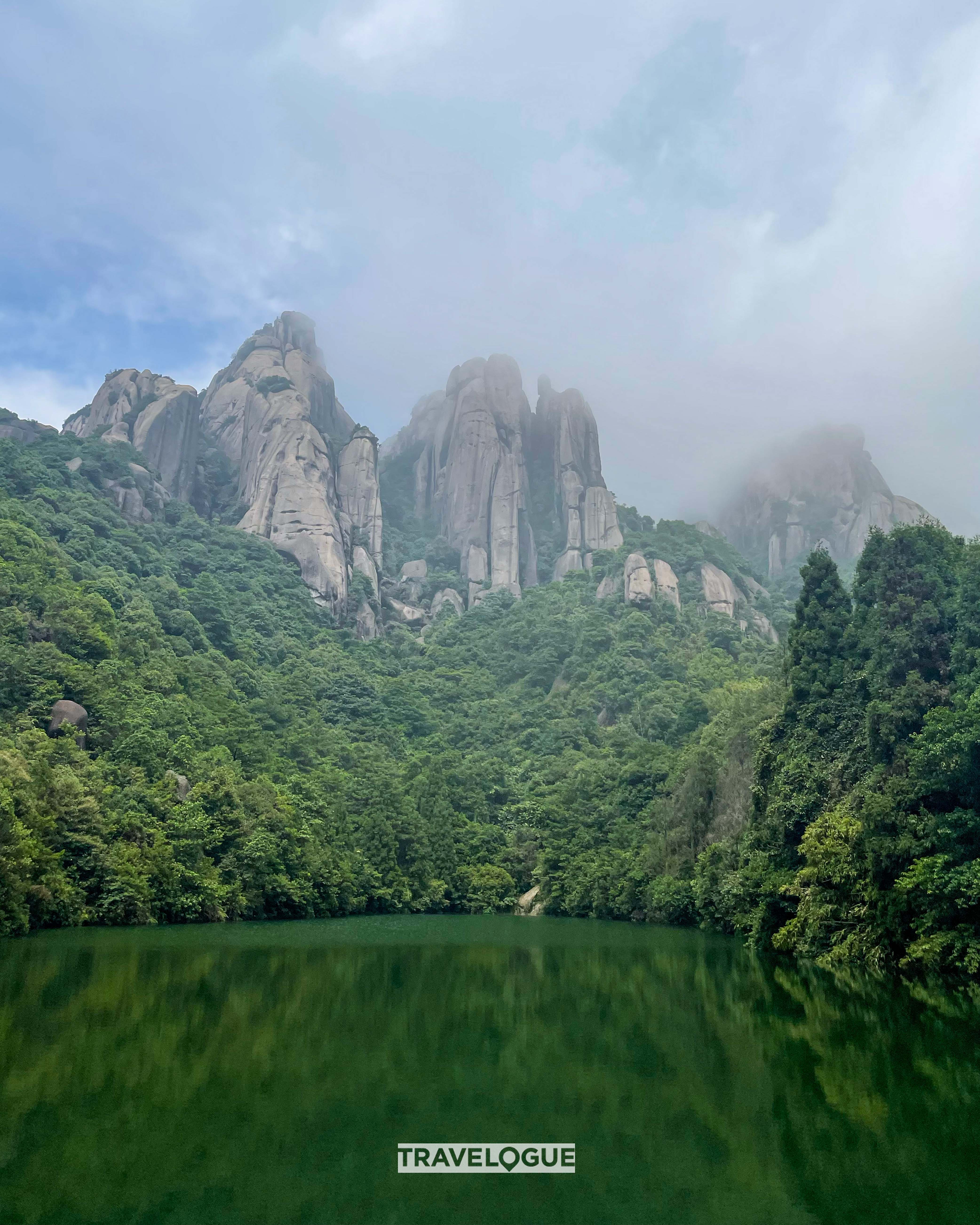 A view of Taimu Mountain in Fuding, Fujian Province /CGTN