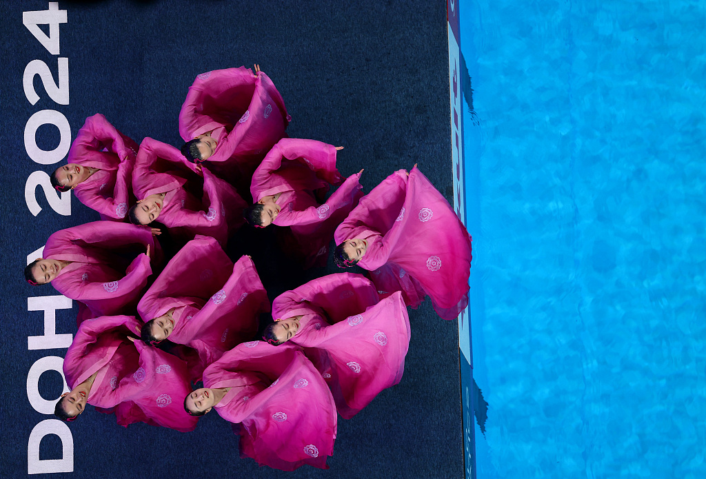 China wins 33 medals at the World Aquatics Championships in Doha 