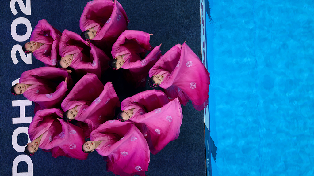 China wins 33 medals at the World Aquatics Championships in Doha 