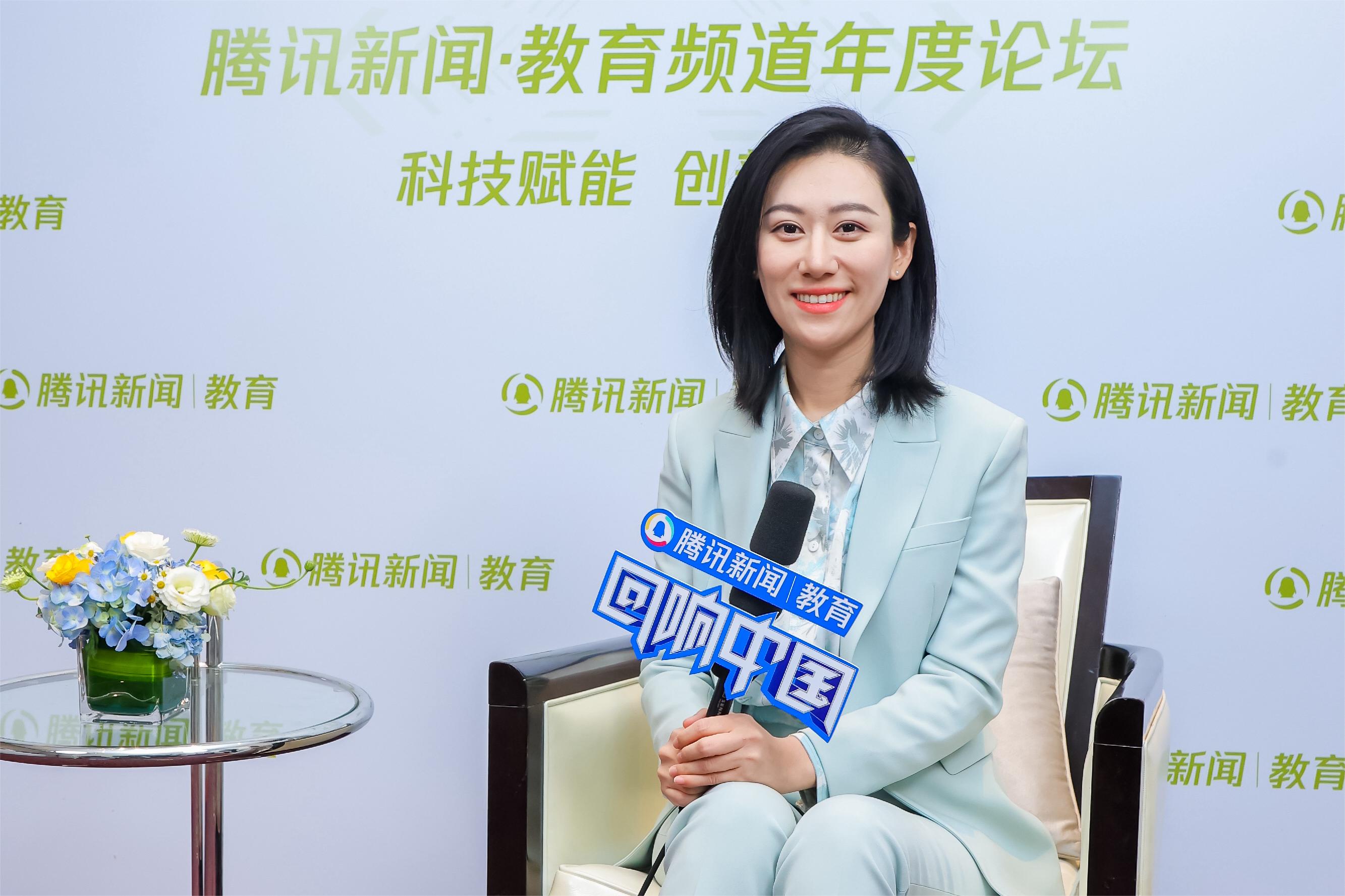 Zou Luqin at a forum on education organized by Tencent News in Beijing, China, November 30, 2023. /courtesy of Zou Luqin