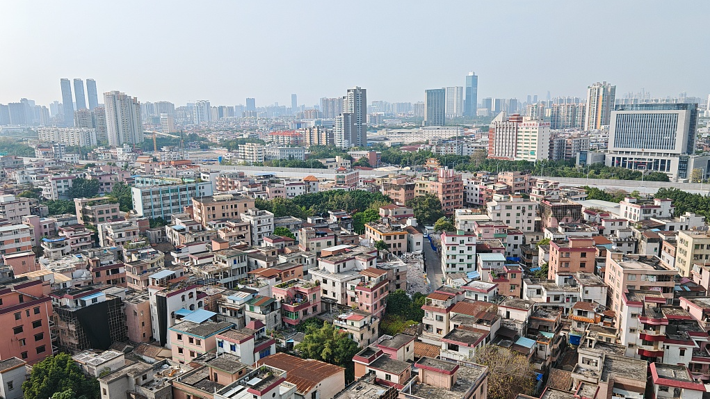 An urban informal settlement in Guangzhou, Guangdong, China, February 15, 2024. /CFP