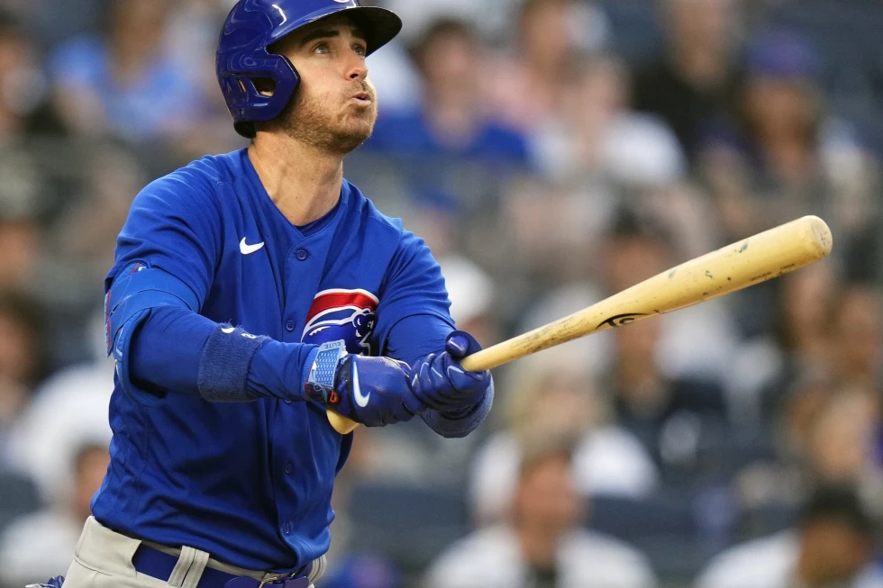 Cody Bellinger of the Chicago Cubs looks on in the game against the New York Yankees at the Yankee Stadium in New York City, July 7, 2023. /AP