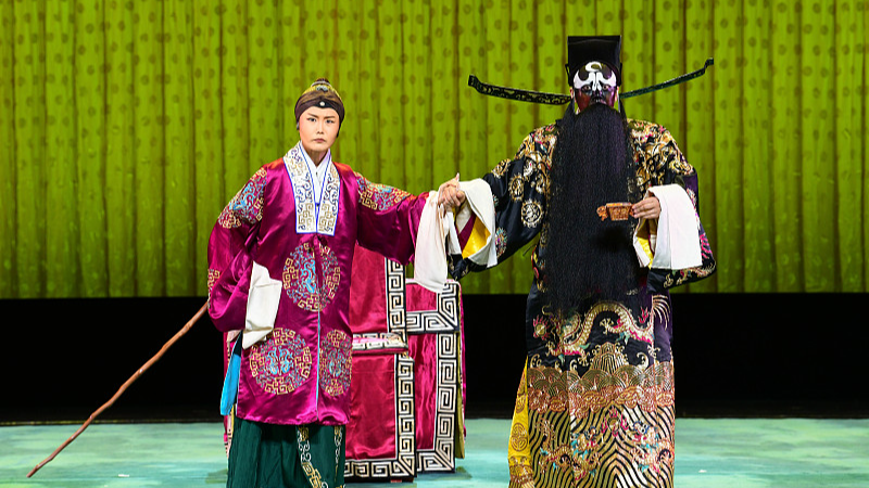 A scene of the Peking Opera 