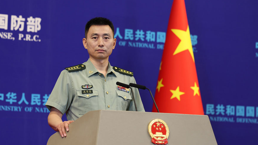  Zhang Xiaogang, spokesperson for China's National Defense Ministry. /File picture by China's National Defense Ministry 