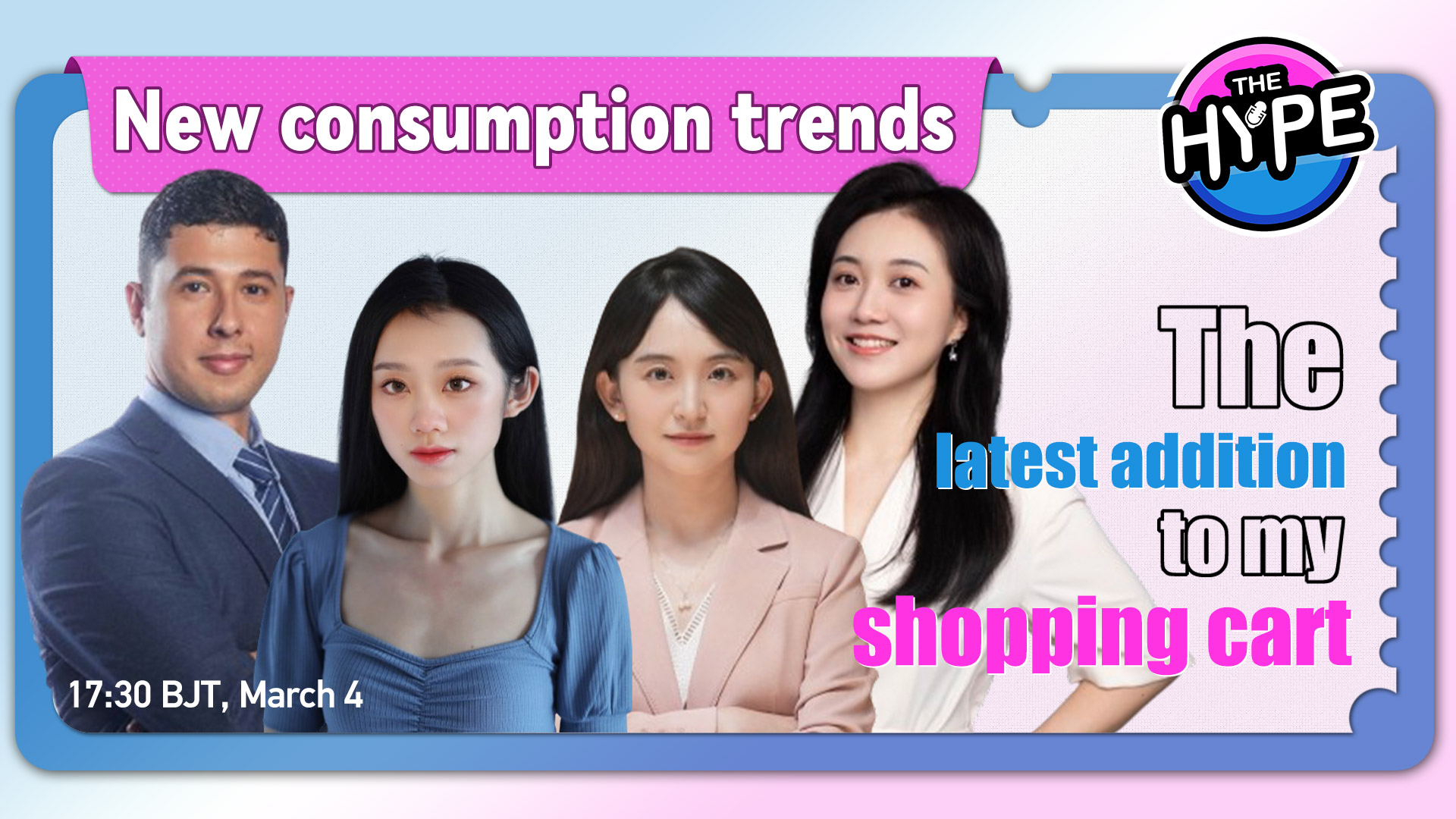 Live: THE HYPE – New consumption trends: The latest addition to my shopping cart