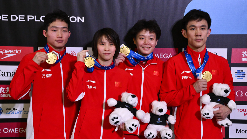 Chinese divers finish World Cup in Montreal with nine gold medals