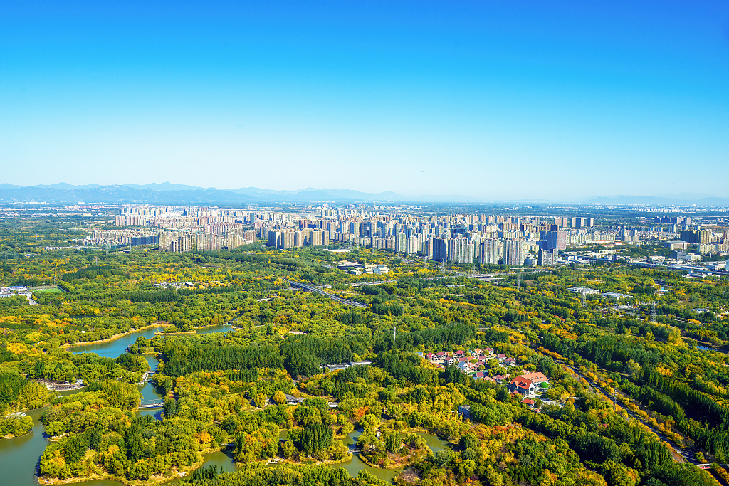 View of Beijing, capital of China. /CFP