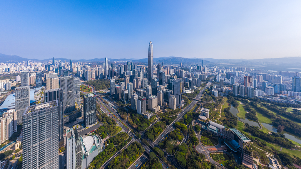 File photo of the city view of Shenzhen, China. /CFP