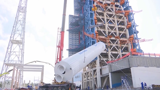 The no. 1 launch pad in Hainan International Commercial Aerospace Launch Center. /Sansha Satellite TV