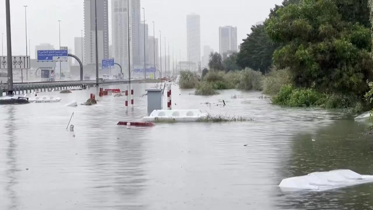Flood in Dubai, United Arab Emirates, March 9, 2024. /CMG