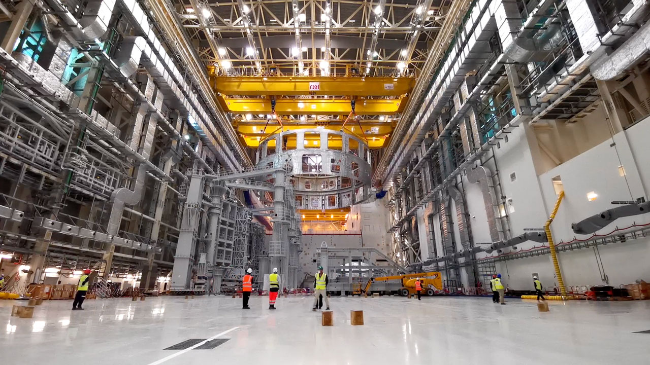 Inside the ITER project site in France. /CNNC