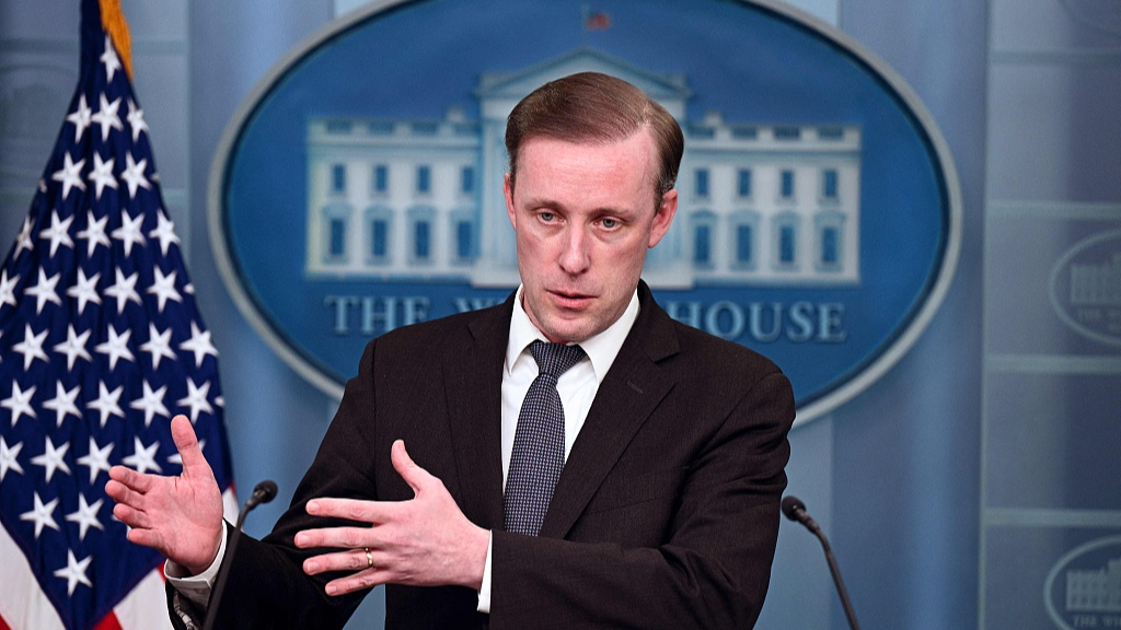 U.S. National Security Adviser Jake Sullivan speaks during the daily press briefing in the Brady Press Briefing Room of the White House in Washington, D.C., March 12, 2024. /CFP