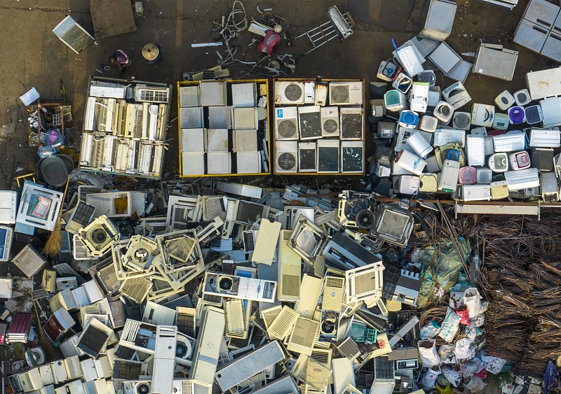 A household appliance recycling site in Huai'an City, east China's Jiangsu Province, August 18, 2022. /CFP