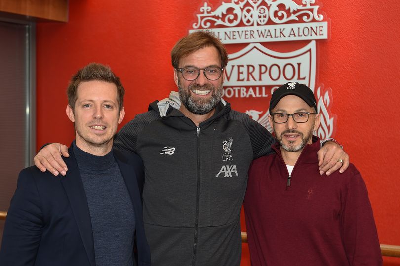 L-R: Sporting director Michael Edwards, manager Jurgen Klopp of Liverpool and Fenway Sports Group President Michael Gordon. /Liverpool.com