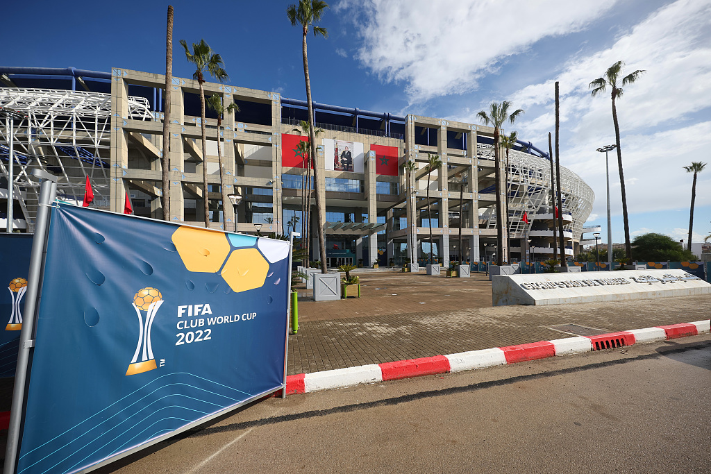 A view of the Stade Ibn-Batouta ahead of the FIFA Club World Cup in Tanger Med, Morocco, January 30, 2023. /CFP