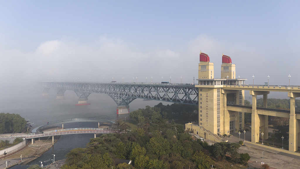Live: A view of China's Nanjing Yangtze River Bridge – Ep. 4