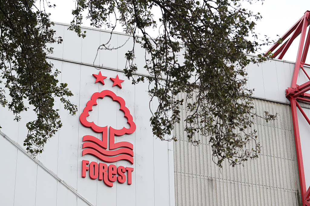 A general view of the Nottingham Forest club logo. /CFP