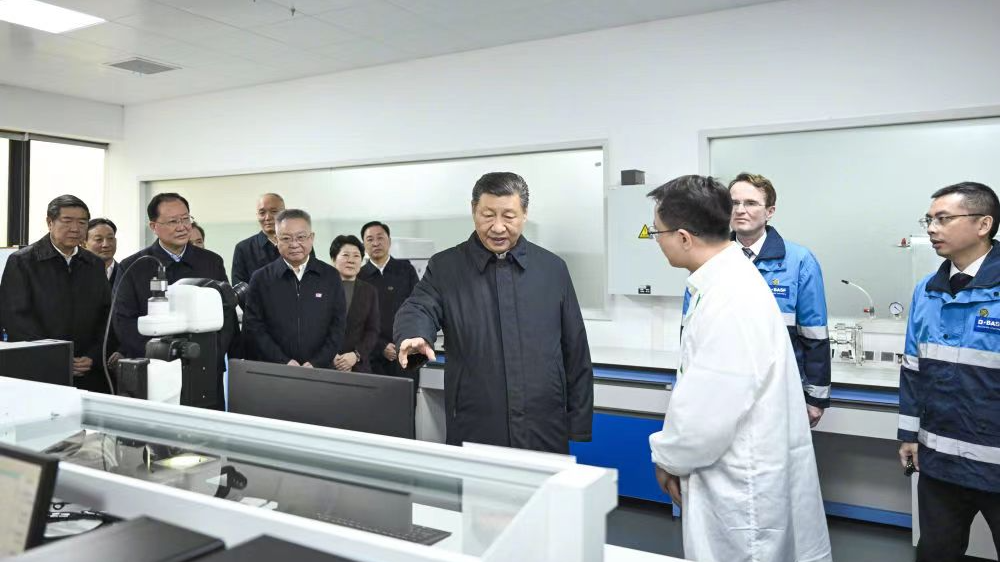 Xi Jinping, general secretary of the CPC Central Committee, is on an inspection tour in Changsha, central China's Hunan Province, March 18, 2024. /Xinhua