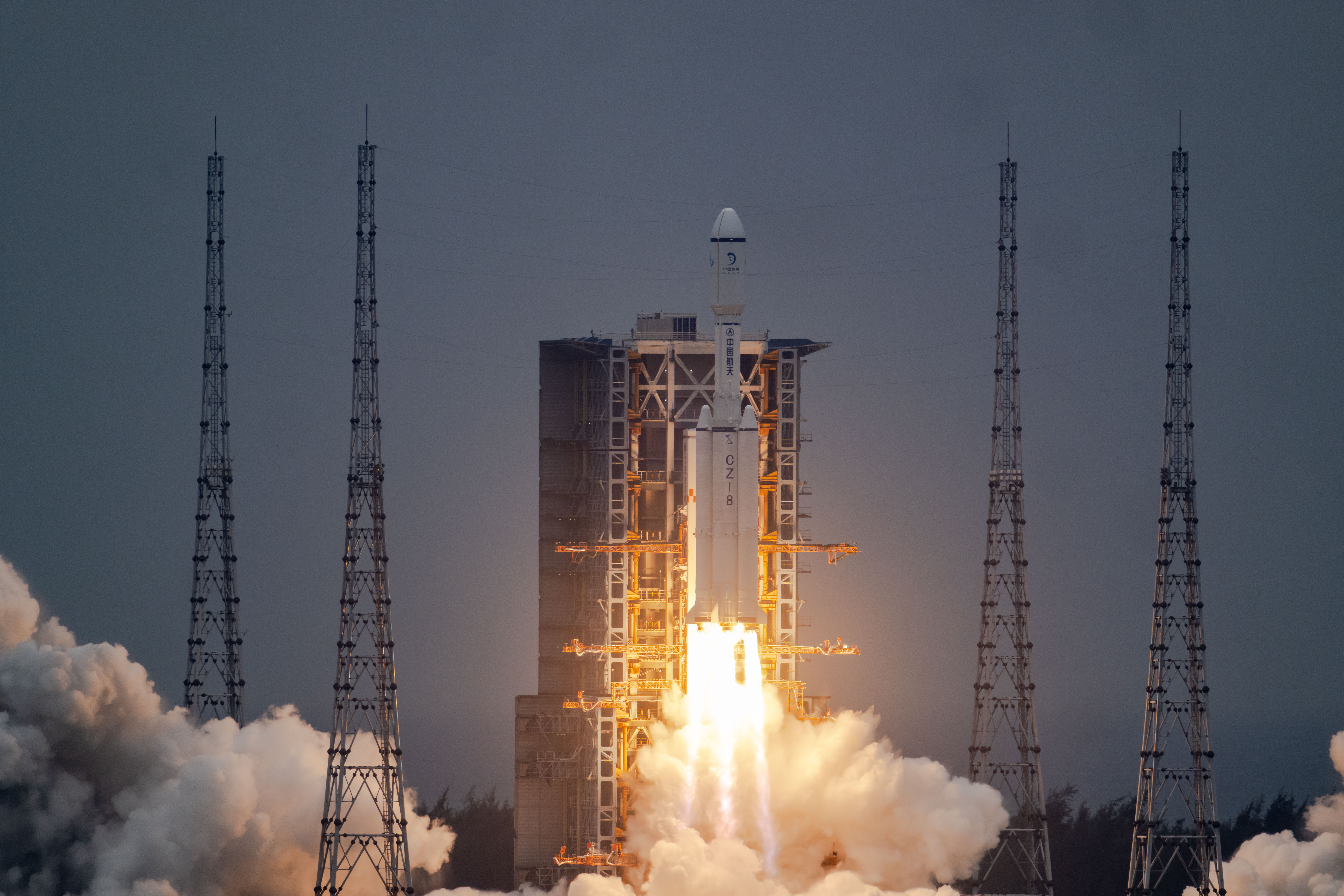 The Long March-8 Y3 rocket carrying the Queqiao-2 relay satellite lifts off from the Wenchang Spacecraft Launch Site, Hainan Province, south China, March 20, 2024. /SpaceLens