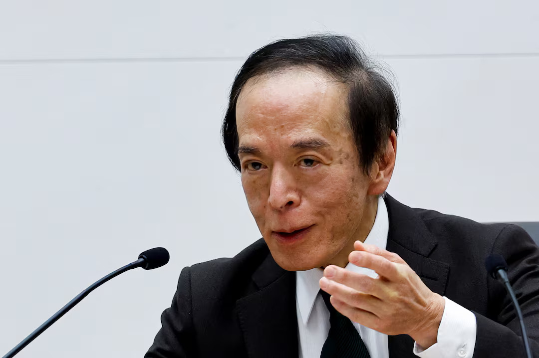 Bank of Japan Governor Kazuo Ueda speaks during a press conference after a policy meeting at the bank's headquarters, in Tokyo, Japan, March 19, 2024. /Reuters