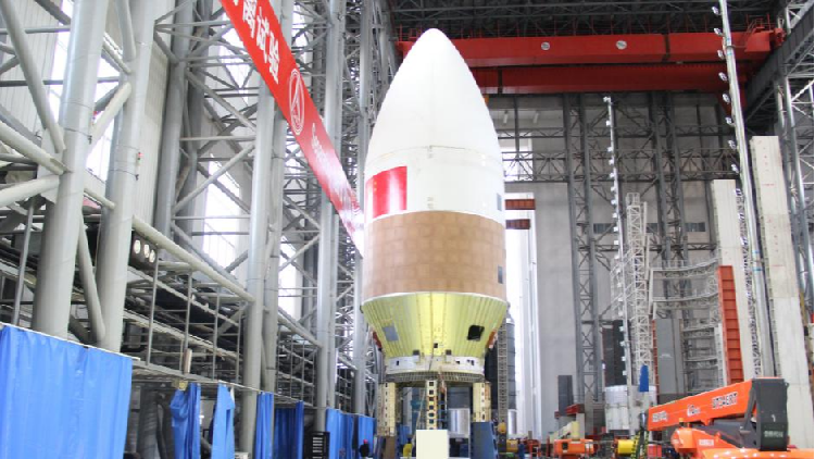 Model Rocket Spring Separation China's modified Long March-8 rocket completes fairing separation test ...