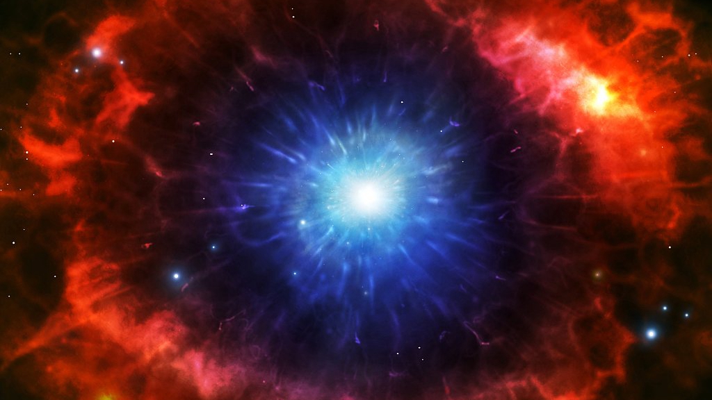 An illustration of a supernova. /CFP