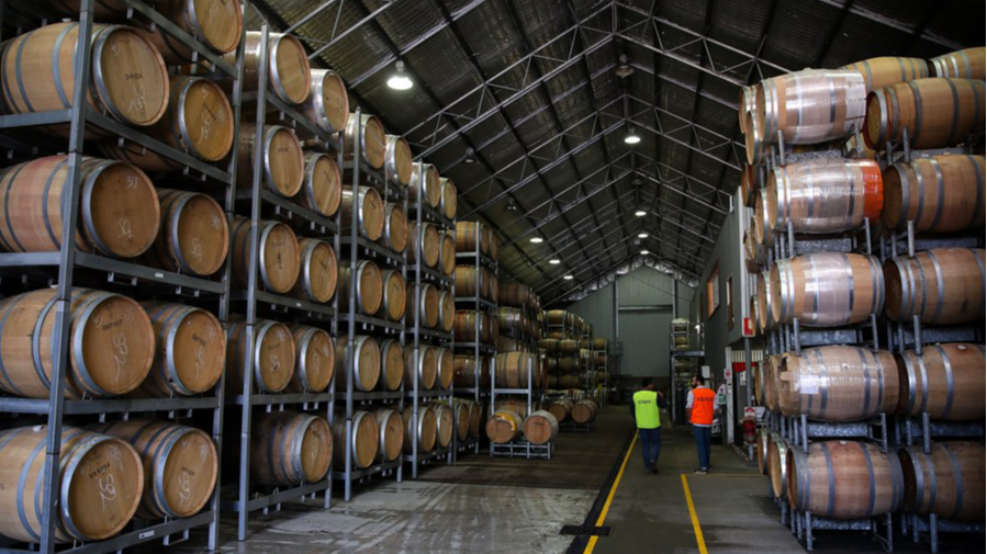 A view of the First Creek Factory, an Australian winemaker, in Hunter Valley, New South Wales, Australia, October 23, 2020. /Xinhua