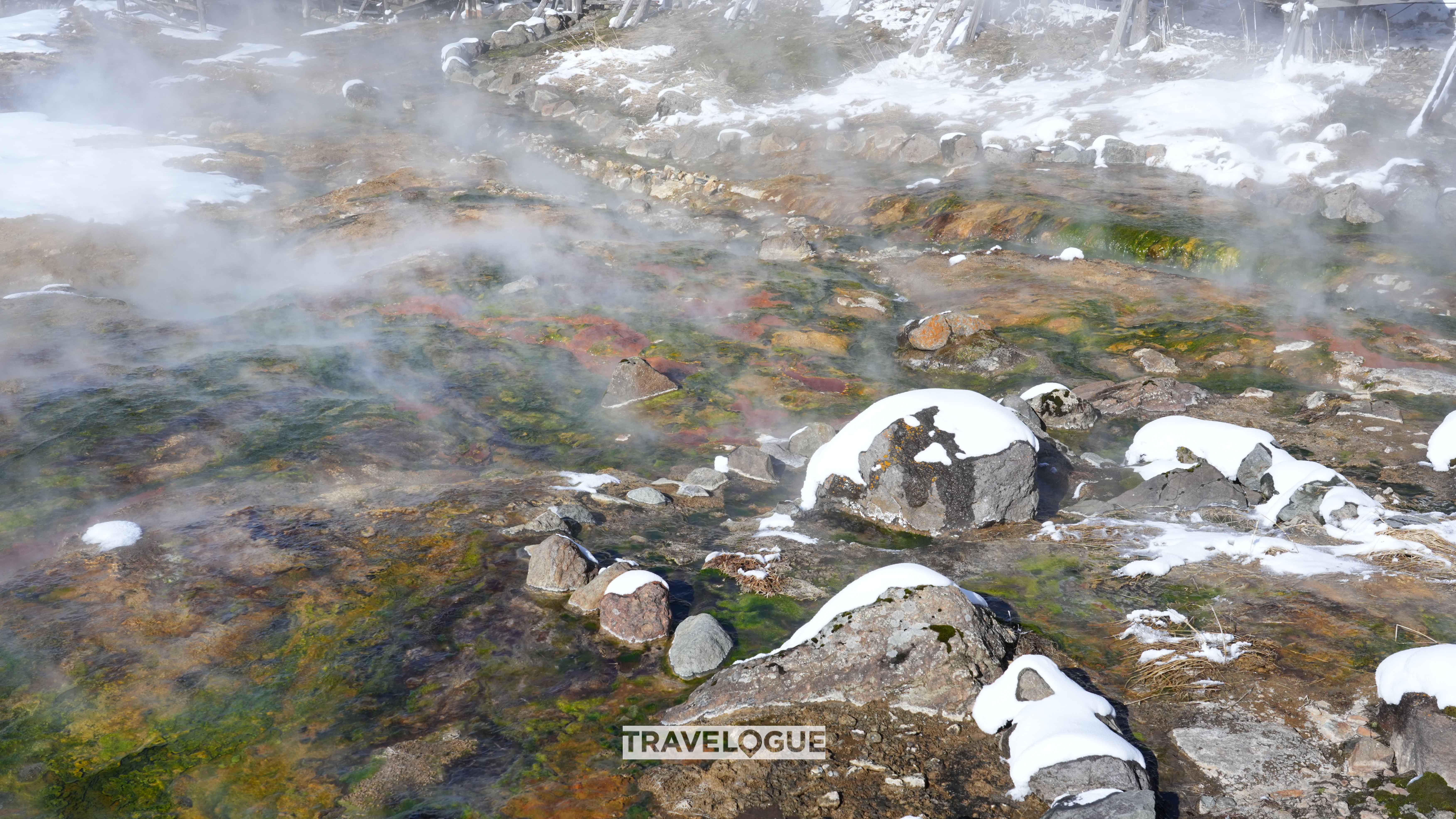 Volcanic hot springs on Changbai Mountain in northeast China's Jilin Province /CGTN
