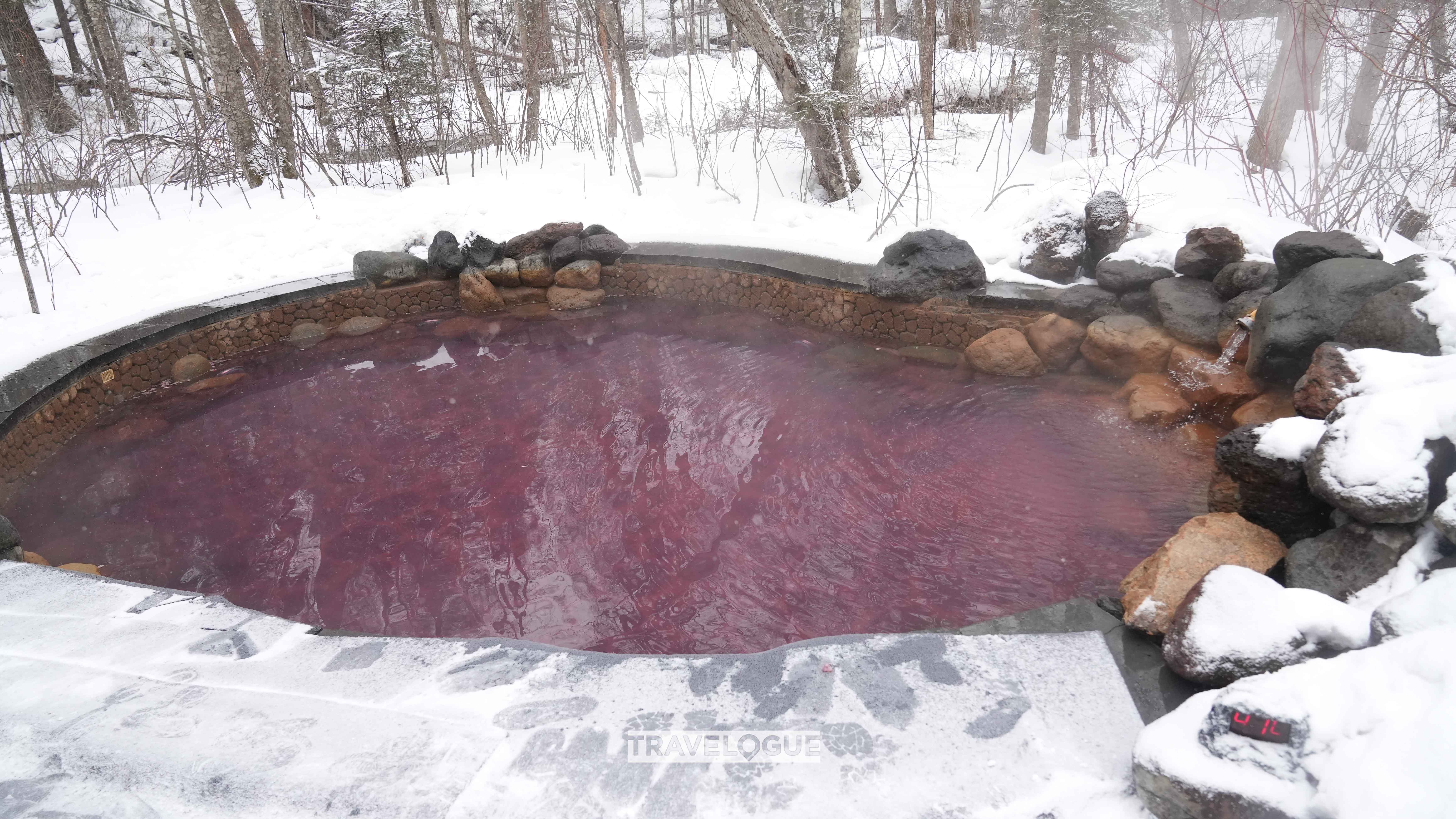 A hot spring resort is pictured on Changbai Mountain, northeast China's Jilin Province. /CGTN