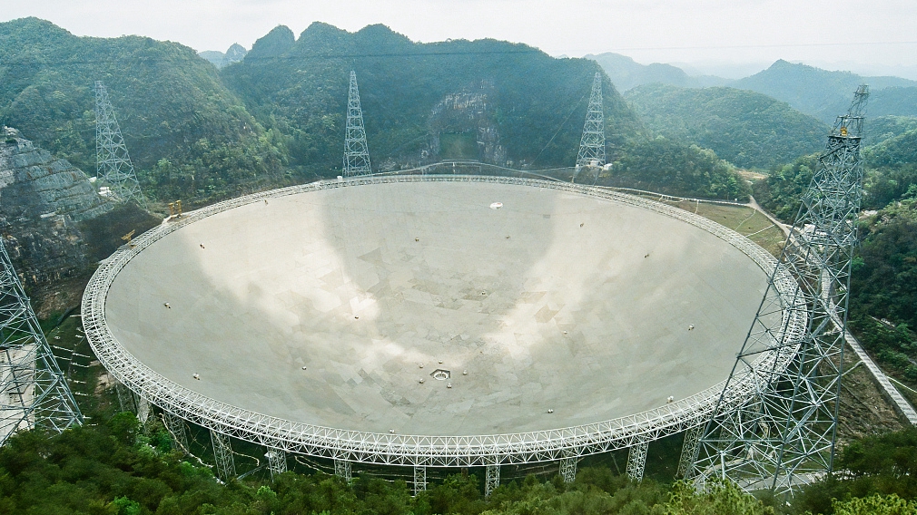 China's Five-hundred-meter Aperture Spherical radio Telescope, southwest China's Guizhou Province, April 11, 2023. /CFP