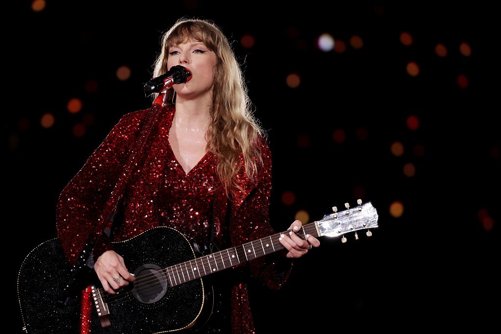 Taylor Swift performs during 