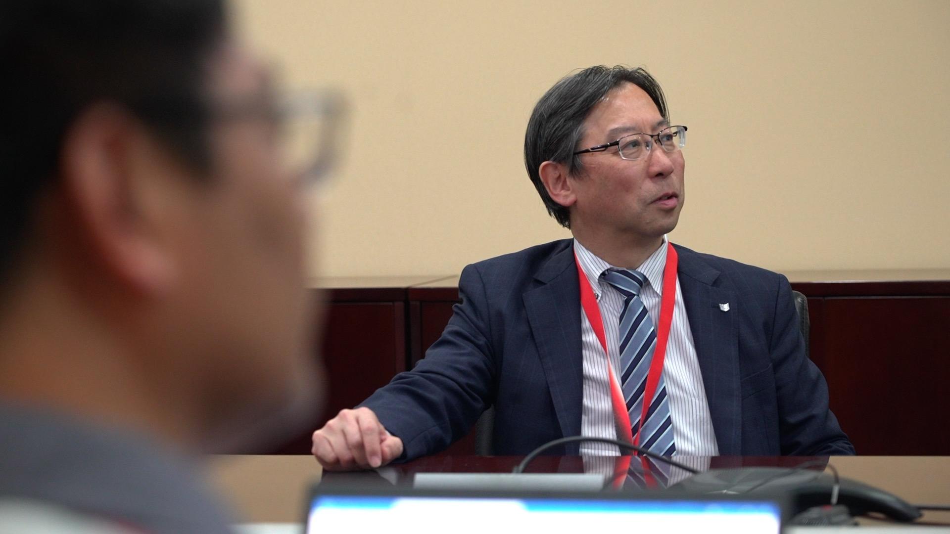 Muneki Kataguchi, president of Canon medical systems R&D (Dalian) Co.,Ltd. /CGTN