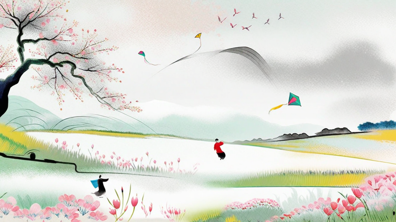 Flying kites: The origins of kite flying during Qingming Festival date back over 2,000 years to the Eastern Han Dynasty. Flying kites during Qingming Festival is a cherished tradition that celebrates the changing seasons and fosters a sense of joy, unity and cultural heritage. /Qiyuai.net