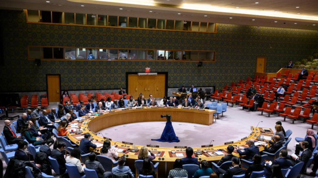 A UN Security Council briefing on the situation of Rakhine State of Myanmar is held at the UN headquarters in New York, U.S., April 4, 2024. /CFP