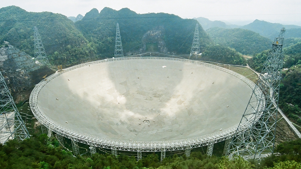 The Five-hundred-meter Aperture Spherical Radio Telescope (FAST), southwest China's Guizhou Province, April 11, 2023. /CFP