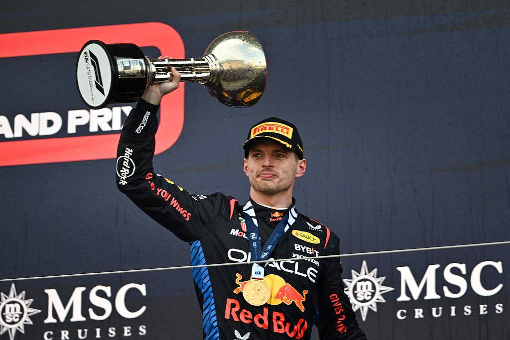 Max Verstappen of Red Bull wins the F1 Grand Prix in Suzuka, Japan, April 7, 2024. /CFP