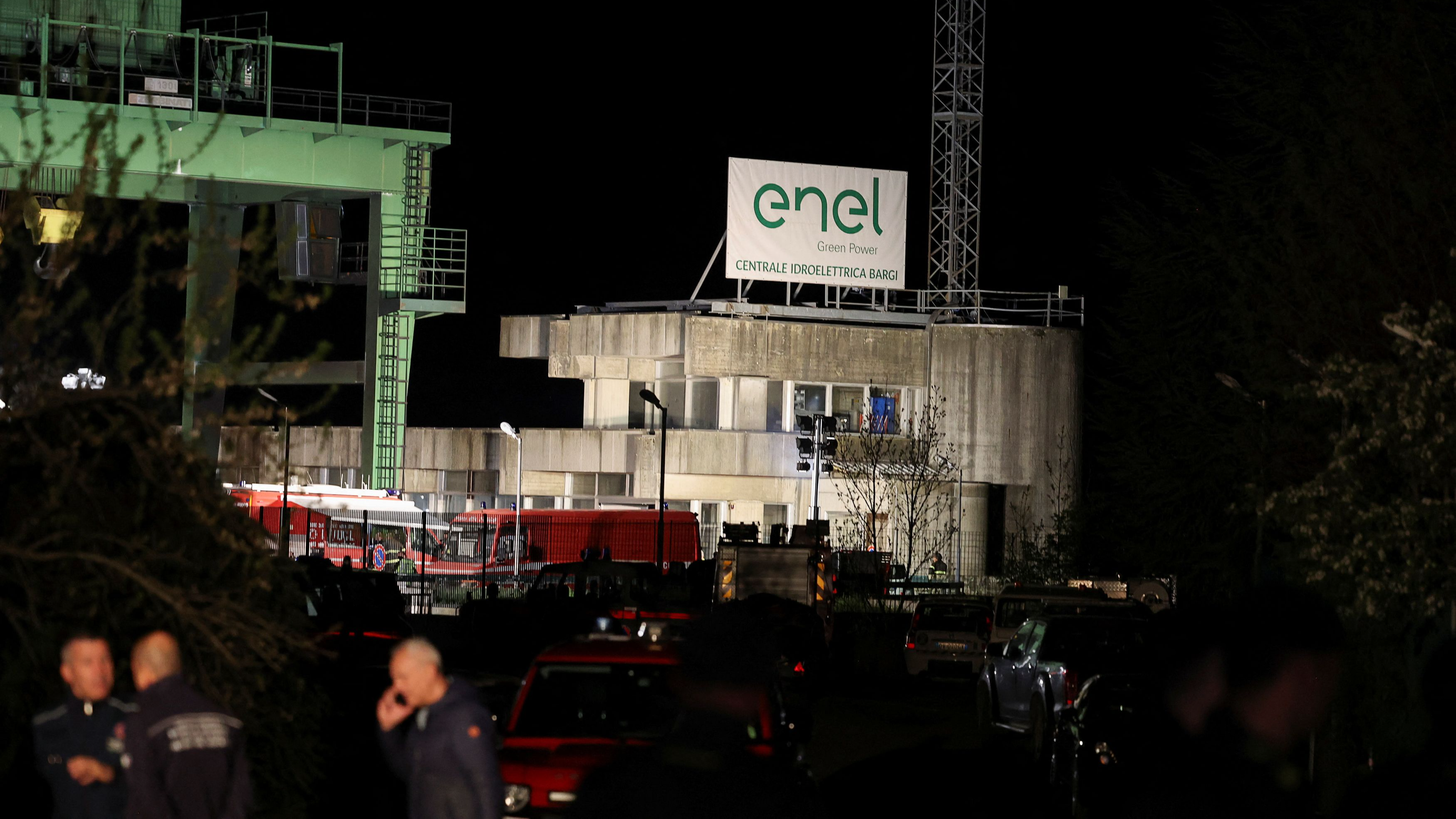 A view of the Enel-owned hydroelectric power plant following a fatal explosion, in Bargi, Italy, April 9, 2024. /Reuters