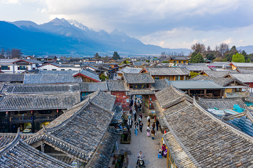 A view of the Lijiang Ancient Town, Yunnan Province, southwest China. /CFP